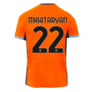 Lacne Muži Futbalové dres Inter Milan Henrikh Mkhitaryan #22 2023-24 Krátky Rukáv - Tretina